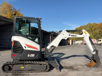 Mini-pelle Bobcat E26 2023 – 980 heures – Occasion